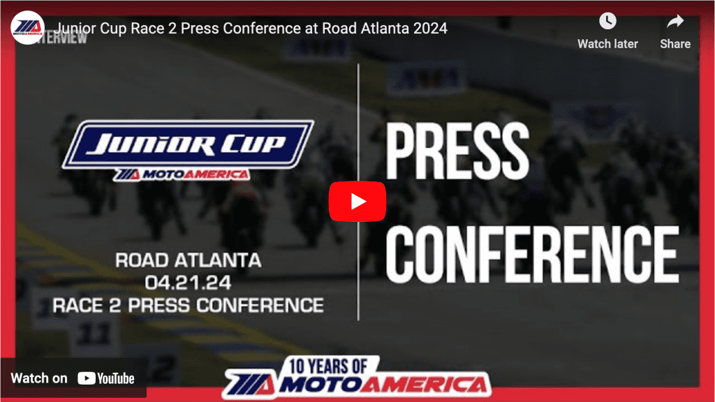 Read more about the article Video: BellissiMoto Twins Cup Race Two Press Conference From Road Atlanta